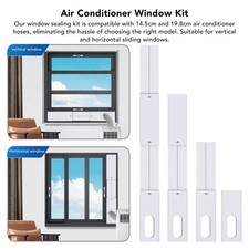 Universal Adjustable Air Conditioner Window Kit Efficient Practical Easy