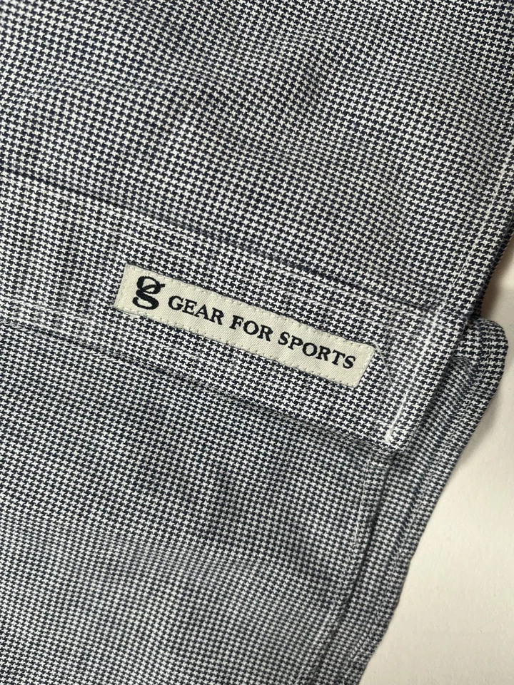 Gear For Sports Shirt Mens XL Gray Gingham Button Down San Francisco Pocket - Image 4 of 4