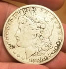 1880 P  Morgan Silver Dollar $1 - 90% SILVER  CIRCULATED.