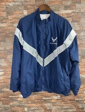 US Air Force Skillcraft Physical Training Jacket AF/PTU Windbreaker Mens Size L