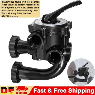 For Hayward SPX0710X32 Multiport Valve for S-200 and S-240 Sand Filters 1-1-2in