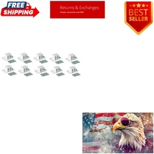 Sturdy 10-Pack Magnetic Catches - Extra Strong with Nickel Strikes Included