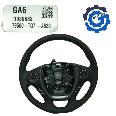 #ad Honda Black Leather Steering Wheel for 2017 2019 Honda Ridgeline 78500 TG7 A620 $127.46