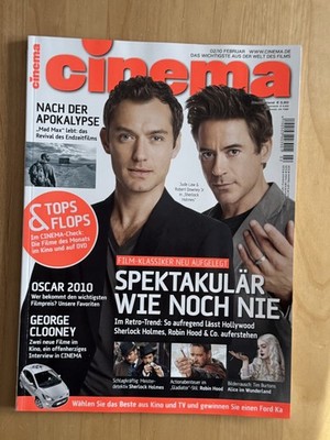 Cinema Nr. 2 2010 mit 8 Filmplakatkarten  Filmzeitschrift Kinomagazin 