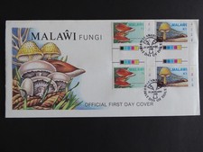 Briefmarken Pilzmotive, Nr.441/44 als GP auf 2 FDC