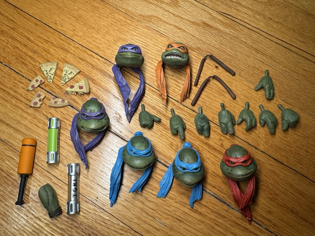 NECA TMNT Teenage Mutant Ninja Turtles Secret of the Ooze Lot W/6