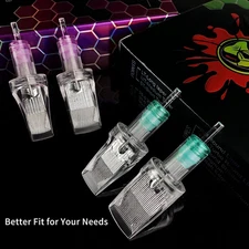 12PCS 29RM Tattoo Cartridge Needle Large Curved Magnum #12 Standard for Rotary