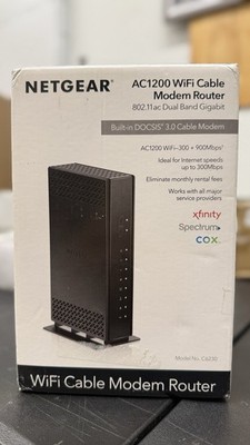 NETGEAR Cable Modem with Built-in WiFi Router (C6230)-A234