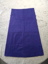 4 Purple Fine Wale Cotton Corduroy Fabric Triangle Pieces 30" Long x 14-24" wide