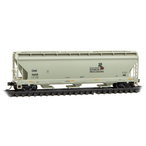 Tolva Micro-Trains MTL escala N 3 bahías Dakota Minnesota y Eastern Railroad #96108 | Zustand: New