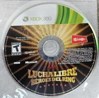 Lucha Libre AAA Heroes Del Ring Microsoft Xbox 360 Game Disc Only