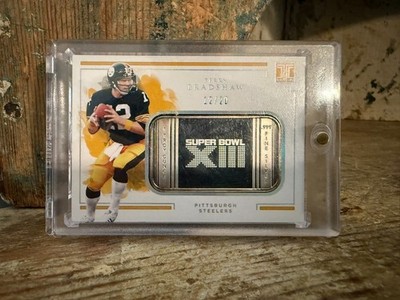 2020 Panini Impeccable Terry Bradshaw Steelers Super Bowl XIII 1 oz Silver 12/20