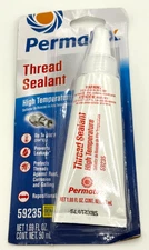 Permatex 59235 High Temperature Thread Sealant, 1.69 oz. Tube , White