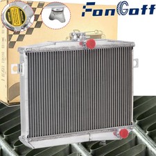 3 Row Core Aluminum Radiator For 1959-1970 Volvo Amazon P1800 W/B18 B20 GT MT US