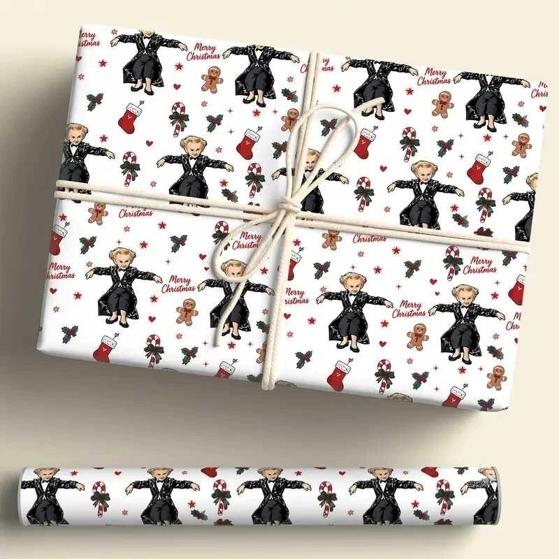 Tiptoeing in My JD Christmas Wrapping Paper, Tip Toe Wing Jawwdinz Meme Gift
