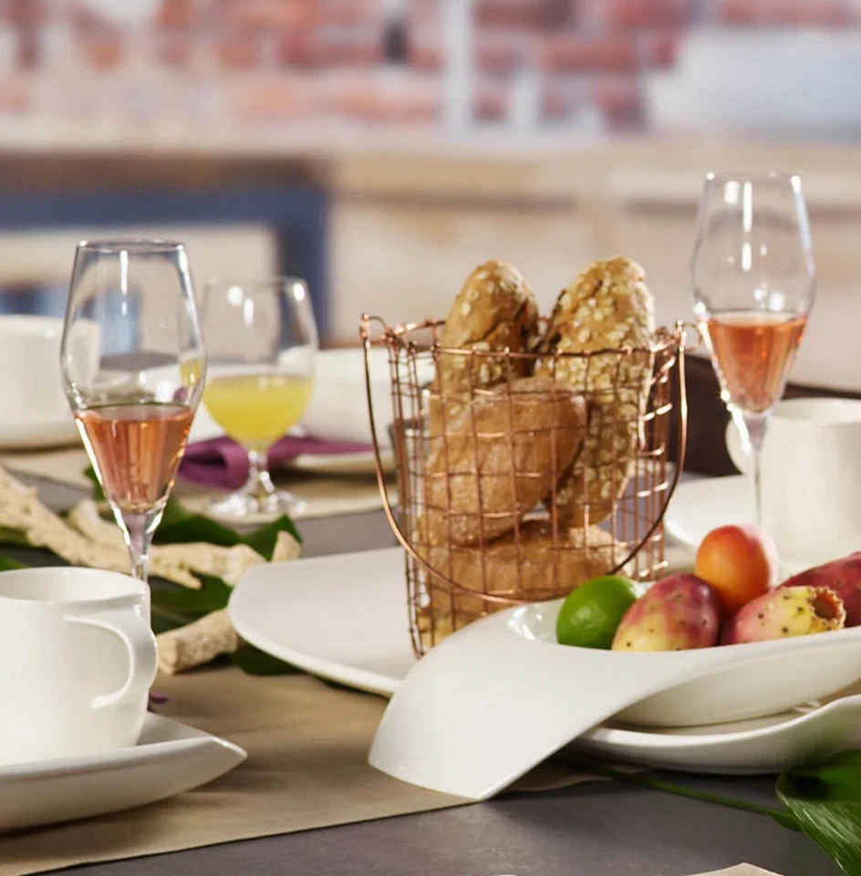 VILLEROY & BOCH LA DIVINA COPAS FLAUTAS CHAMPÁN 8,75 OZ 4 PIEZAS CRISTAL 10" NUEVO EN CAJA Foto 3 de 4