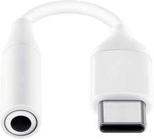 SAMSUNG EE-UC10JUWEGUS USB-C to 3.5mm Headphone Jack Adapter for Note10 White