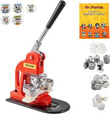 Button Maker Machine 2.25In 58Mm Button Badge Maker Punch Press Machine with 500