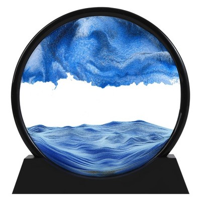 Moving Sand Art Picture, Liquid Motion 3D Deep Sea Sandscape in Motion, Dynamic