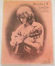 Ralph McTell Streets of London Music - spartito VINTAGE spartiti originali (F7)