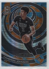 2022-23 Panini Spectra Asia Blue & Orange Prizm 20/49 Cameron Johnson #21 10k8