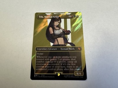 Tifa, Martial Artist (Borderless Surge Foil) Commander: Final Fantasy