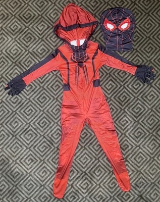 SpiderMan - Miles Morales Jumpsuit Kids Costume - Youth M (5t/6t - 120cm) - New!