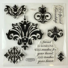 My Acrylix Premium Quality Decorative Stamps D1453 Friendship Set