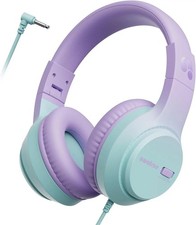 Kids Headphones, Wired Headphones for Kids Over Ear with Microphone, 85/94dB