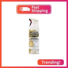 Rust-Oleum Universal All Surface Hammered Spray Paint, White