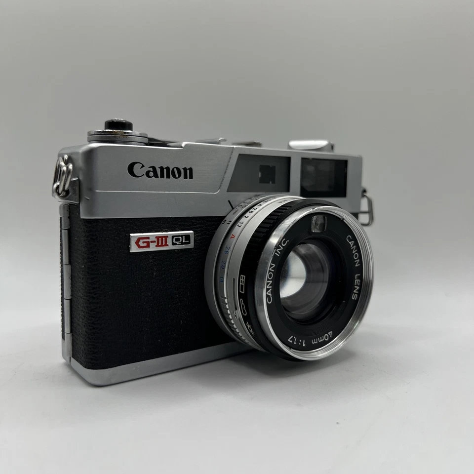 CANON Canonet QL17 GIII G3 40mm f 1.7 35mm Film Rangefinder, Tested !! 1.5v Conv - Image 3 of 4