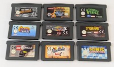 Thumbnail of ebay&reg; auction 267737477377 | Gameboy Advance Spielkassetten x9 inkl. Hulk Lego Bionicle Tony Hawks Yugioh