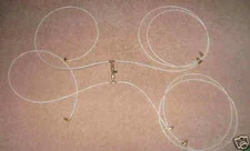 1986 1987 1988 Jaguar XJS H&E Convertible Hose Set - New, includes valve