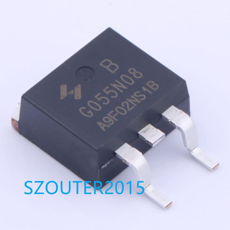 10PCS HYG055N08NS1B G055N08 Mosfet Transistor 80V 120A TO-263 NEW