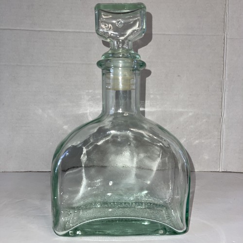 "Jarra de vidrio Depression de vidrio verde .5 Lt 10"" de alto X 3"" de ancho con tapón" - Imagen 1 de 7