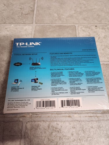 NEU TP-Link TG-3269 10/100/1000Mbps Gigabit PCI Adapter - Bild 3 von 4