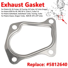 For Polaris Classic RZR XPT XP PRO Turbo Exhaust Gasket 5812640 Switchback Turbo