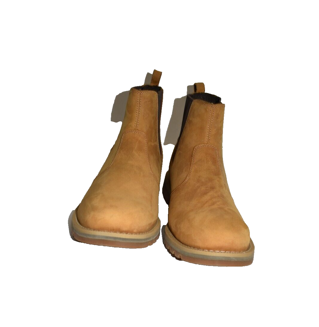 New! Timberland Men's Redwood Falls Chelsea Boot Wheat Size