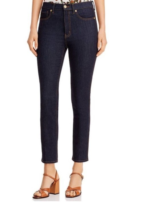 Tory Burch Straight Leg Size 28 Women's Blue Denim Jean #P1 thumbnail 2