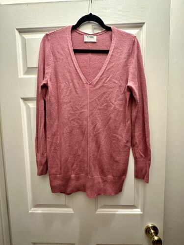 Pink Old Navy V Neck Sweater Size Medium. - image 1