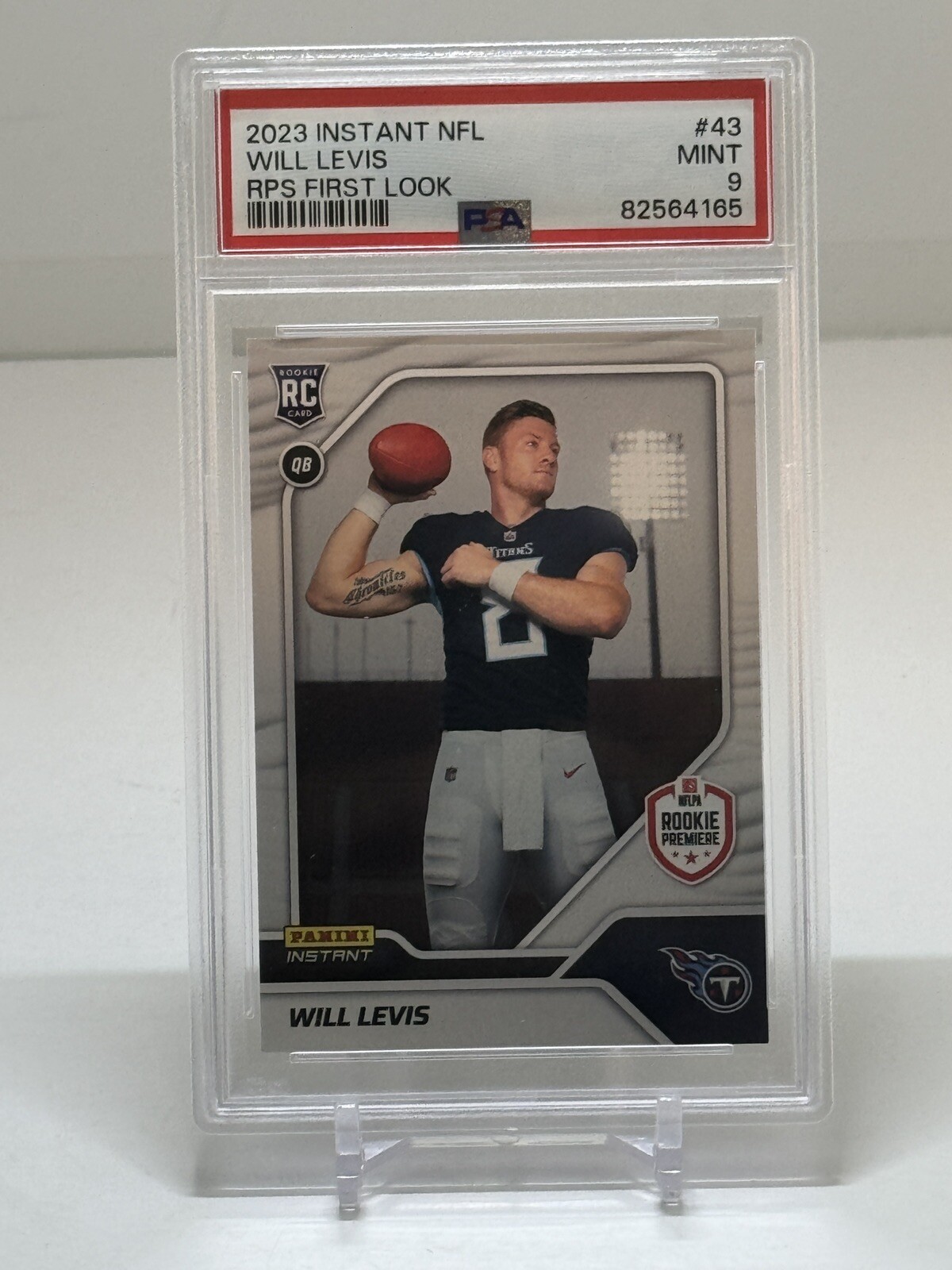 Will Levis 2023 Panini Instant RC RPS First Look /1061 PSA 9