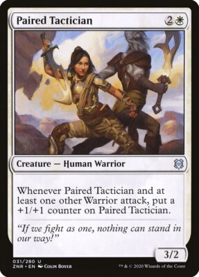 Magic the Gathering (mtg): ZNR: Paired Tactician (x 4)