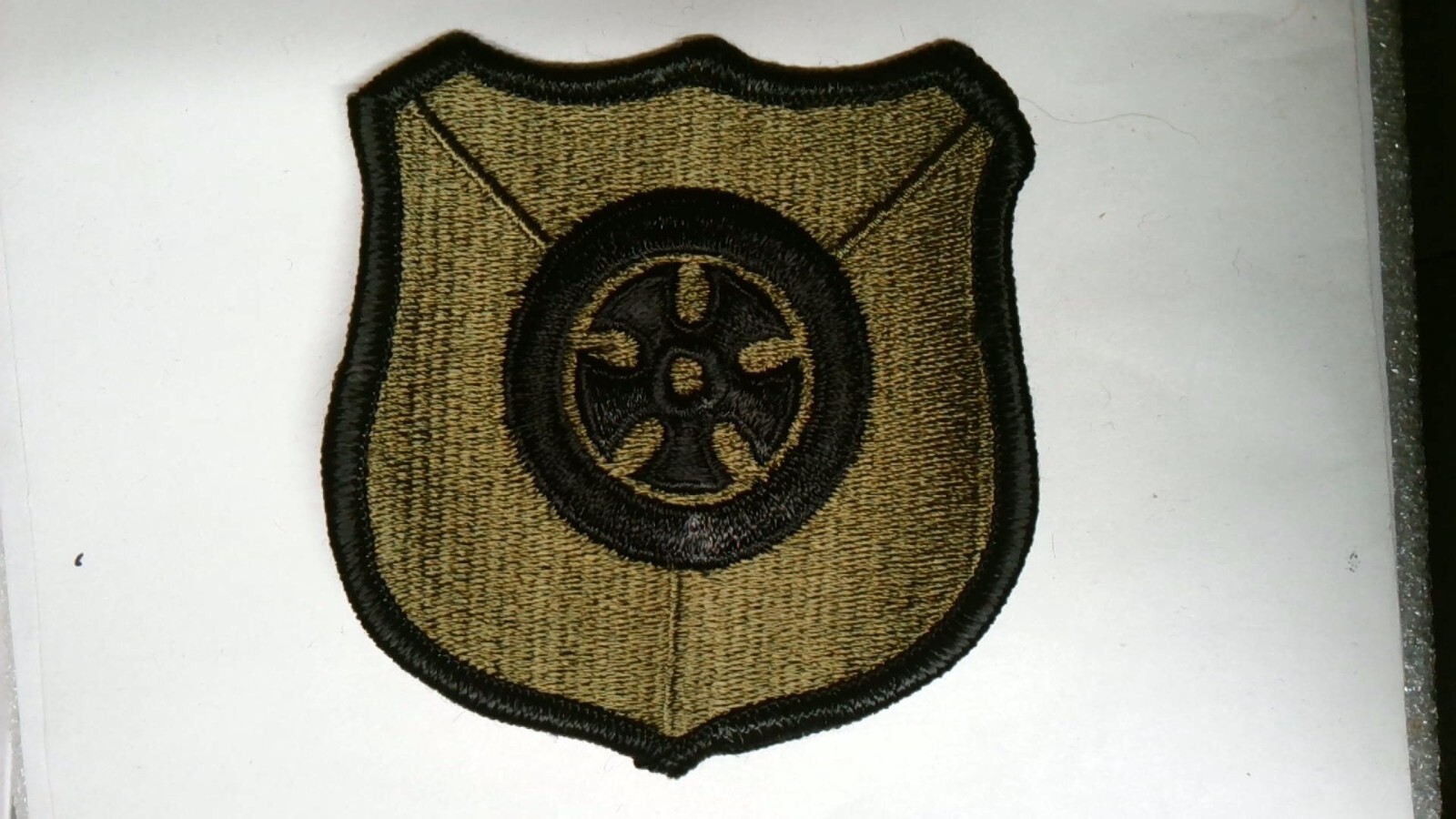 US MILITARY INSIGNIA PATCH SUBDUED US ARMY 319TH TRANSPORTATION BRIGADE BOX 1986