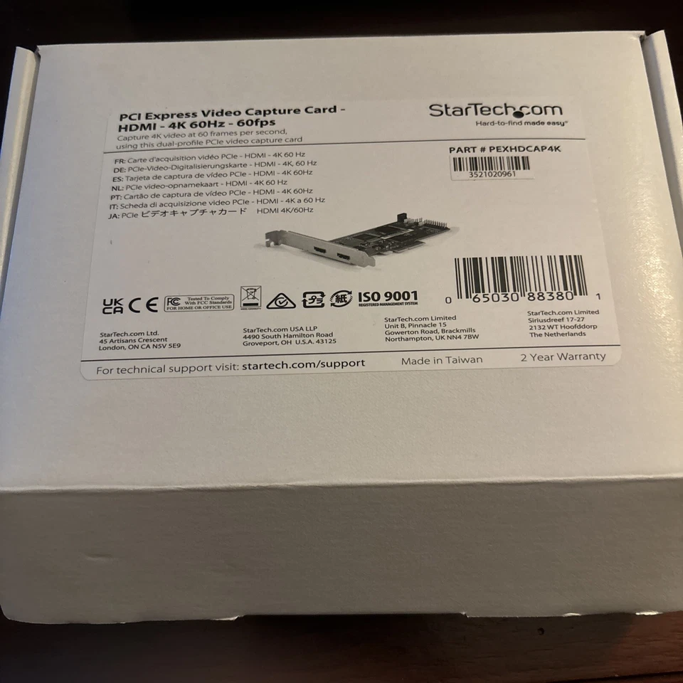 PCIe HDMI Capture Card, 4K 60Hz PCI Express HDMI 2.0 Capture Card w/ HDR10, PCIe - Image 2 of 4