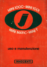 INNOCENTI mini 1000 – 1001 – T 1000 - MATIC  -   USO E MANUTENZIONE! -  Driver’s
