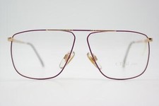 Vintage Glasses Chai C 24 F938 Purple Gold Oval Eyeglass Frame