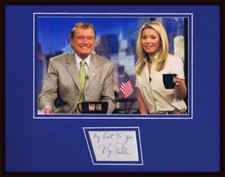 Regis Philbin Signed Framed 11x14 Photo Display w/ Kelly Ripa