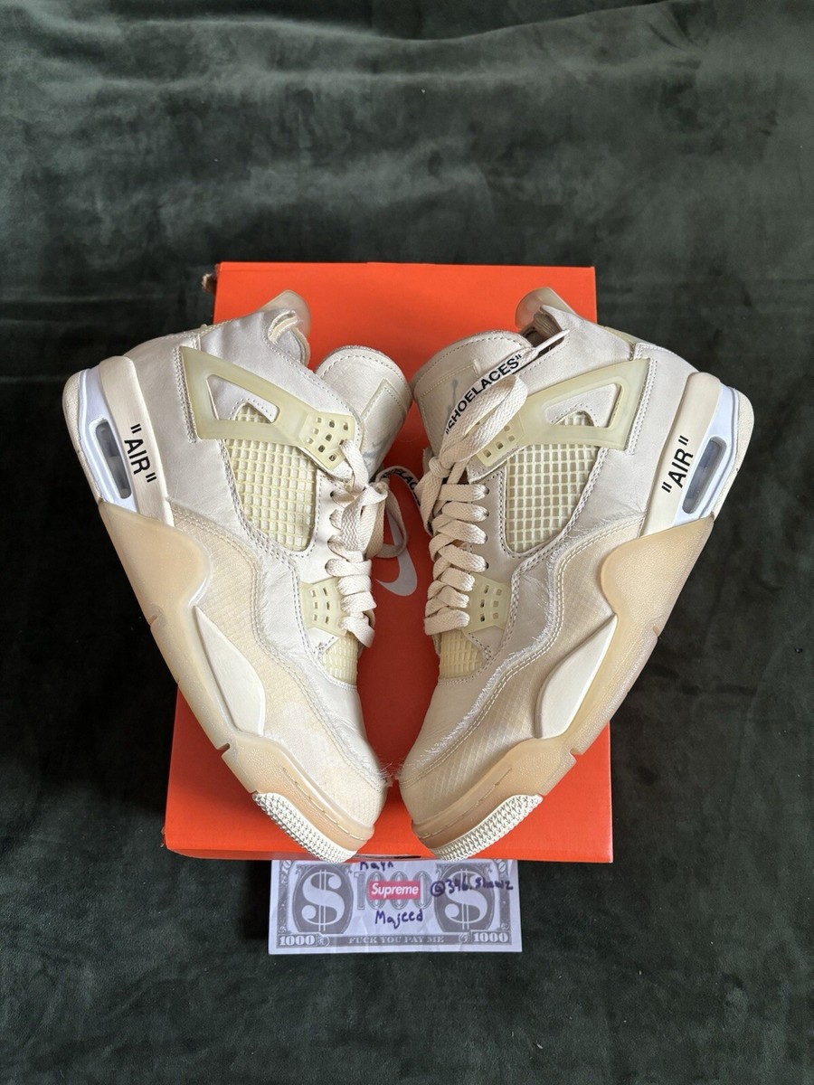 how to clean off white jordan 4 sail