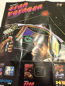 Star Voyager NES Nintendo With Manual & Poster. Tested! Nice Shape! See Pics.