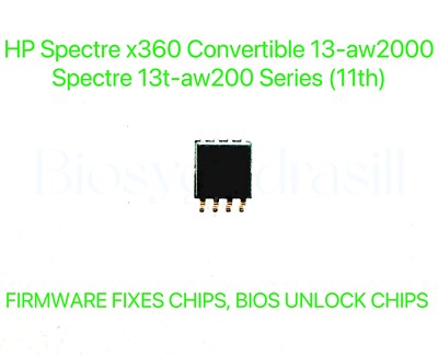 HP Spectre x360 Convertible 13-aw2000, 13t-aw200 Series, NO PASSWORD BIOS CHIP
